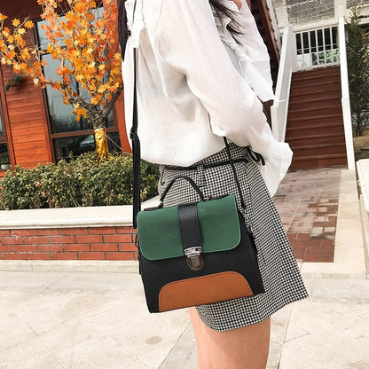 IELGY Shoulder bag matte hit color shoulder bag