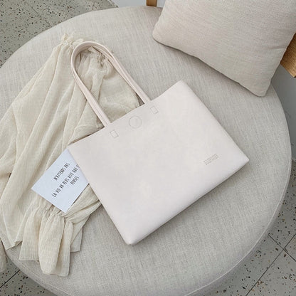 IELGY High quality, foreign style, large capacity, simple Korean version single shoulder bag, Messenger carrying Tote Bag