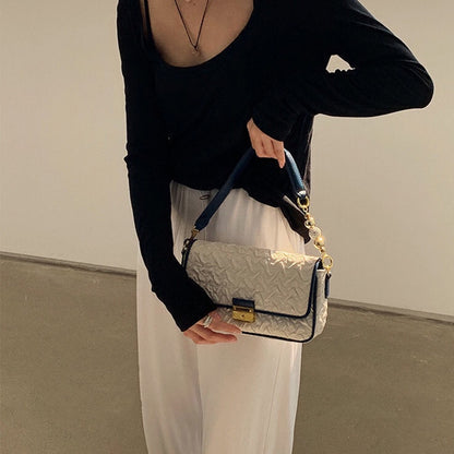 IELGY transfer beads fashion one-shoulder women's bag color matching comfortable fabric