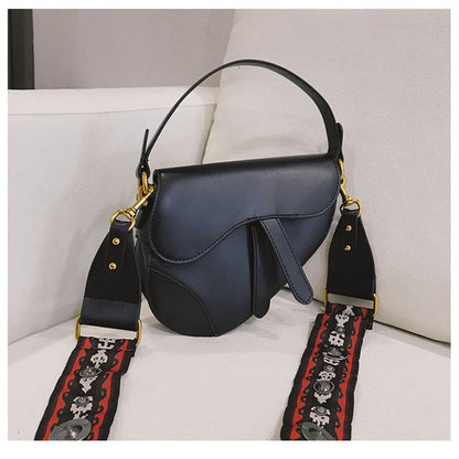 IELGY saddle bag wide shoulder strap cross bag