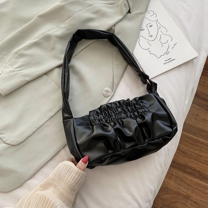 IELGY Cloud bag female joker underarm bag soft shoulder bag handbag