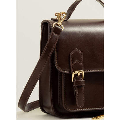 IELGY Japanese-Korean Messenger Bag Fashionable High-end Retro Shoulder Strap Adjustable
