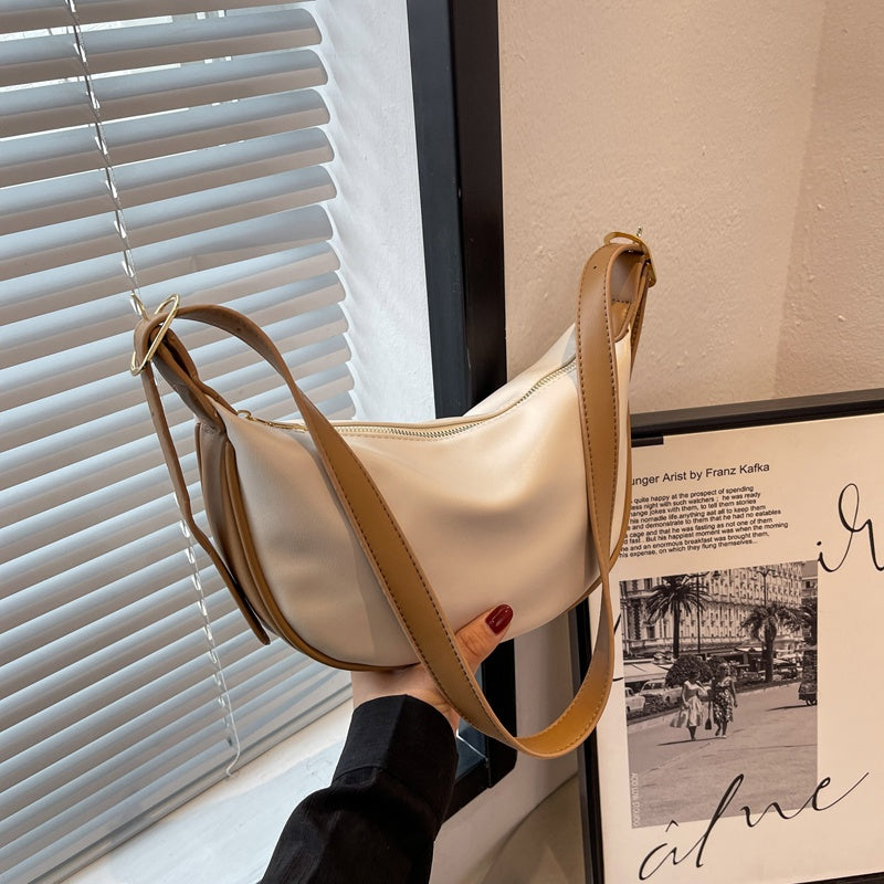 IELGY One-shoulder underarm bag women's high-end Western-style dumpling bag