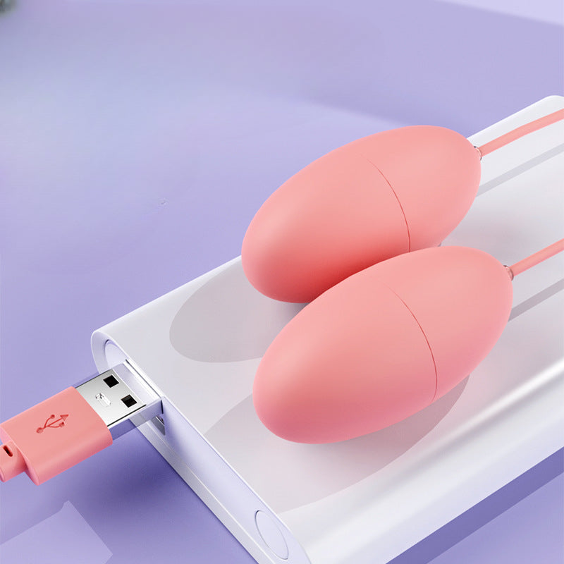 YOUTHAV Double round vibrator USB type [pink/purple] female adult toys