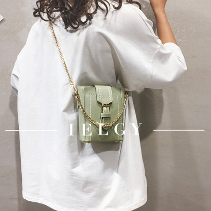 IELCY Korean version of the wild single shoulder slung bucket bag tide