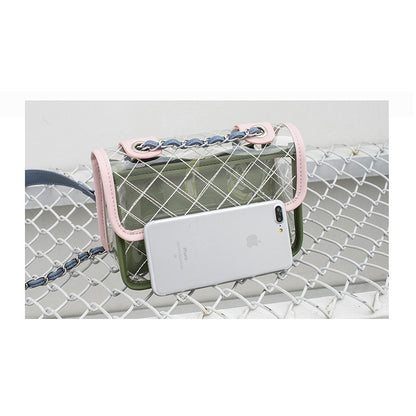 Transparent package chain pvc small package