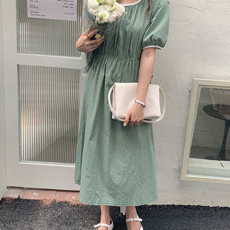 IELGY Multi-Layer Soft Special-Interest Design Street shot French Handbag Graceful Baguette Bag Underarm Macaron Color