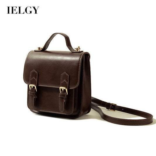 IELGY Japanese-Korean Messenger Bag Fashionable High-end Retro Shoulder Strap Adjustable