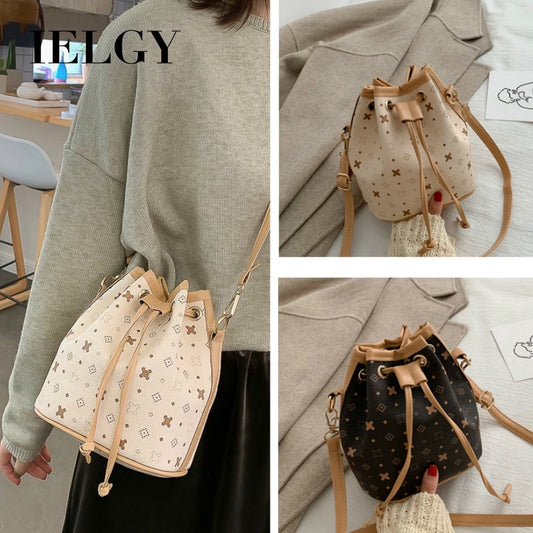 Presbyopic temperament bucket bag Korean version of Joker texture fashion shoulder Messenger bag