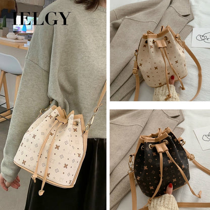 Presbyopic temperament bucket bag Korean version of Joker texture fashion shoulder Messenger bag