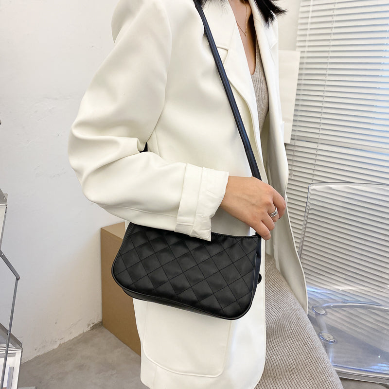 IELGY Women's bag fashion Simple underarm bag square bag casual solid color all-matchin one shoulder crossbody