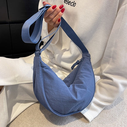 IELGY women's versatile adjustable messenger nylon dumpling Zipper bag