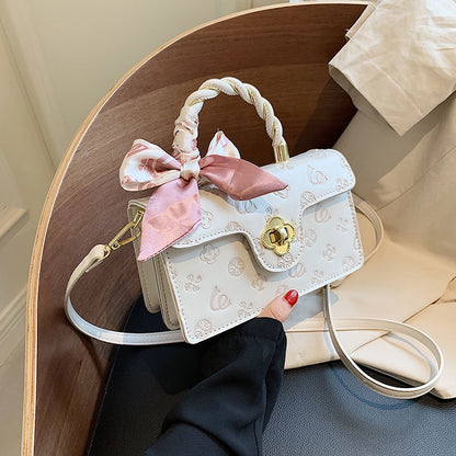 IELGY high-quality silk scarf decoration crossbody bag square