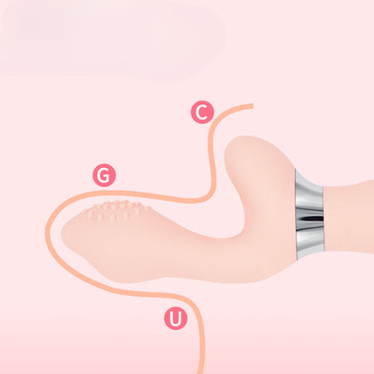 YOUTHAV Super strong vibration stimulation telescopic straight insertion AV stick fun masturbation silent silicone motor second orgasm vibrator