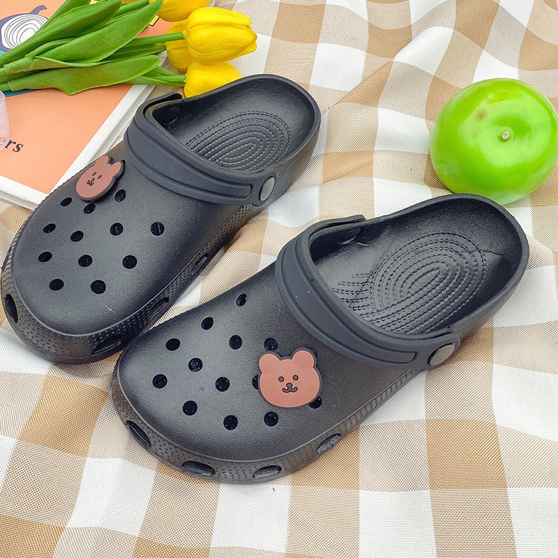 IELGY lightweight fashion cute beach Baotou non-slip slippers women