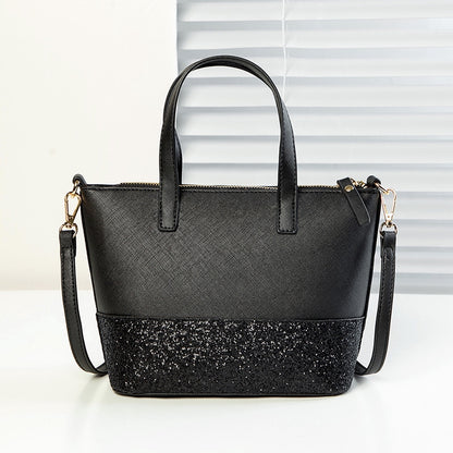 IELGY Fashion sequins tote bag shoulder bag female bag