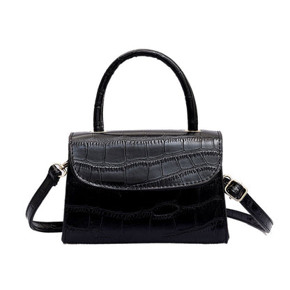 IELGY portable small square bag stone shoulder bag diagonal package