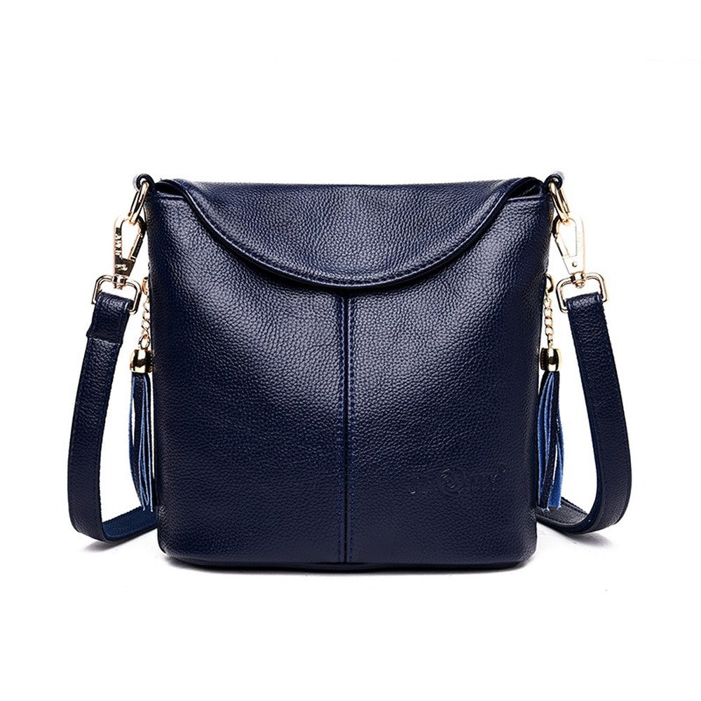 New handbag fashion ladies shoulder diagonal bag litchi pattern small bag