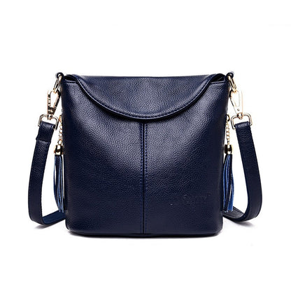 New handbag fashion ladies shoulder diagonal bag litchi pattern small bag