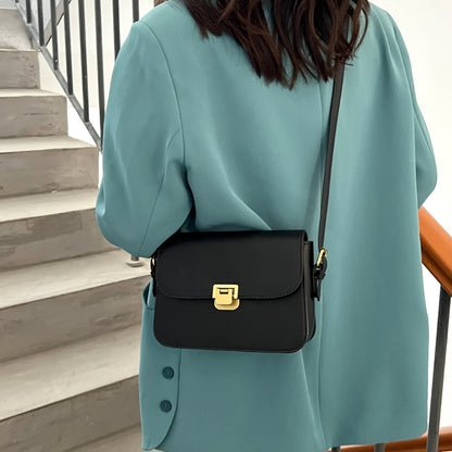 IELGY PU one-shoulder messenger bag versatile Retro bag