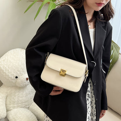 IELGY PU one-shoulder messenger bag versatile Retro bag