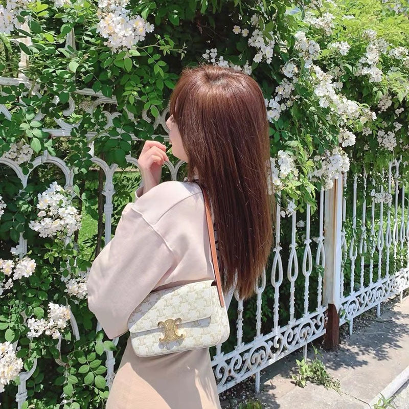 Ielgy Ladies Fashion All-Match Handbag Shoulder Armpit Bag