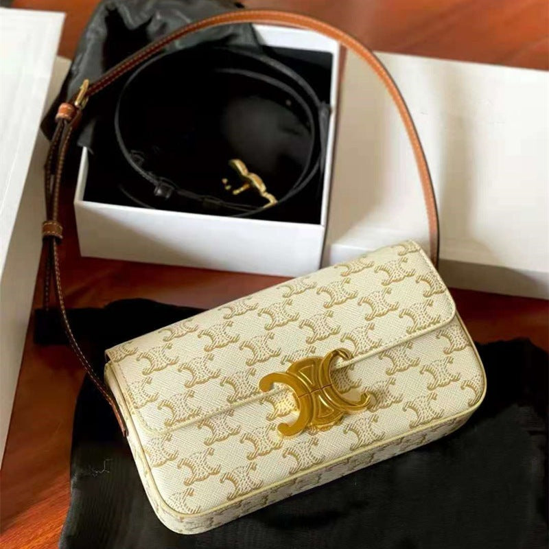 Ielgy Ladies Fashion All-Match Handbag Shoulder Armpit Bag