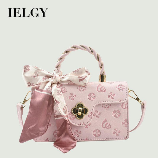 IELGY high-quality silk scarf decoration crossbody bag square