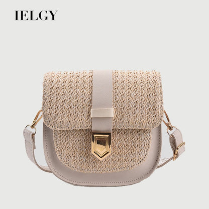 Fashion simple small fresh one shoulder messenger bag Western style saddle bag