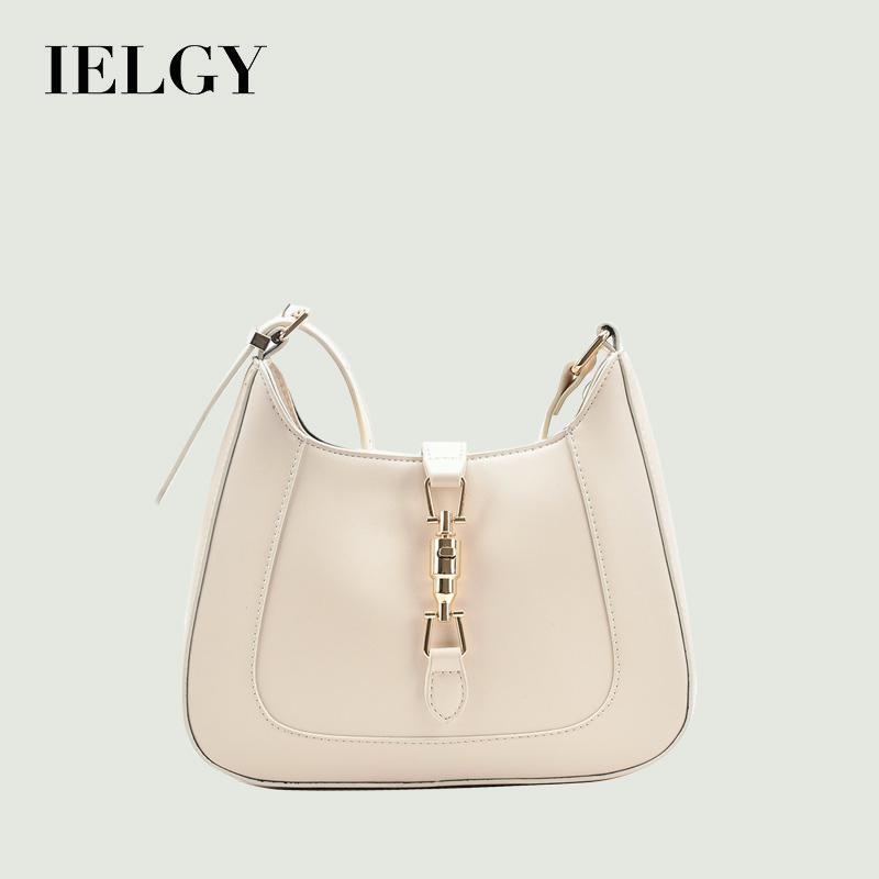 IELGY Horizontal square tide fashion underarm bag with high-grade western style hand-held