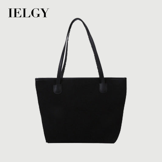 IELGY female bag tide Korean version big bag fashion simple shoulder bag casual handbag tote big bag