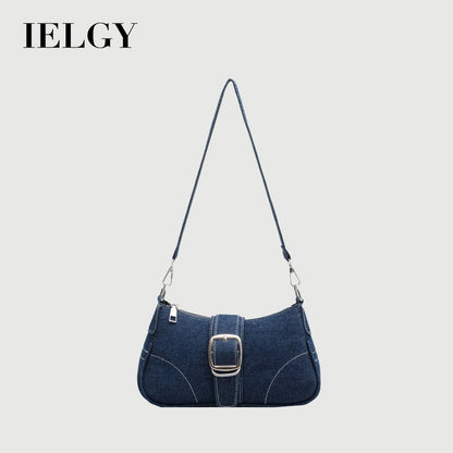 Ielgy High-End Canvas Summer Fashion Chain Messenger Bag Shoulder Armpit Bag