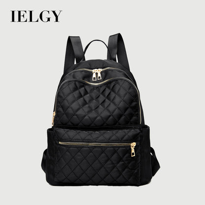 IELGY women's casual korean style simple large capacity outdoor backpack