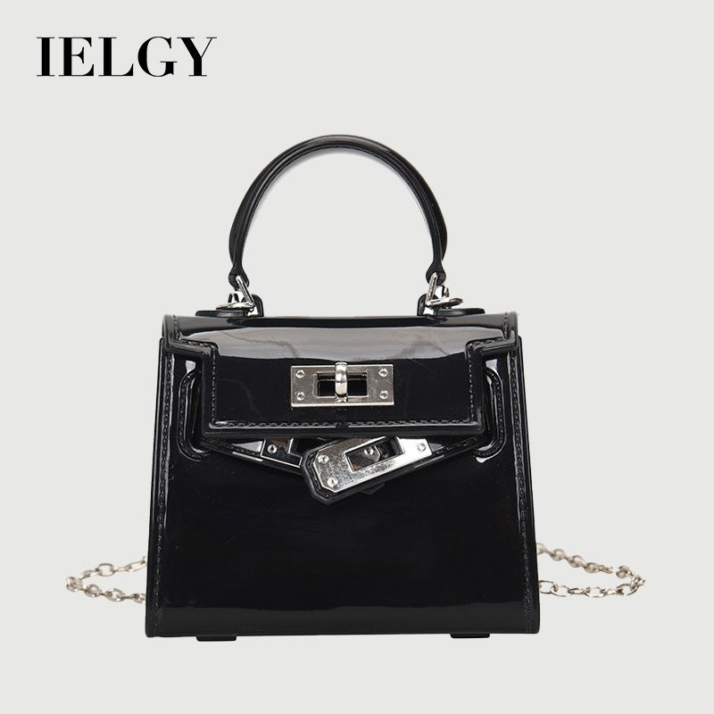 Ielgy Jelly Bag Cute mini Lipstick Bag All-Match Chain Shoulder Diagonal mini