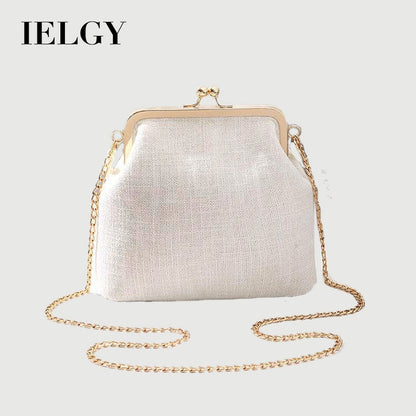IELGY one-shoulder messenger shell type versatile fashion cosmetic bag