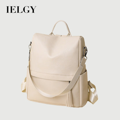 Ielgy Retro Backpack Anti-theft Backpack Large Capacity Casual Men Women Suitable Bag
