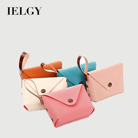 IELGY Small coin purse coin bag key bag Creative macarons hand bag