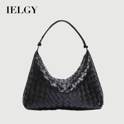 Ielgy Trendy All-Match Handbag Female Fashion Simple Niche Shoulder Armpit Bag