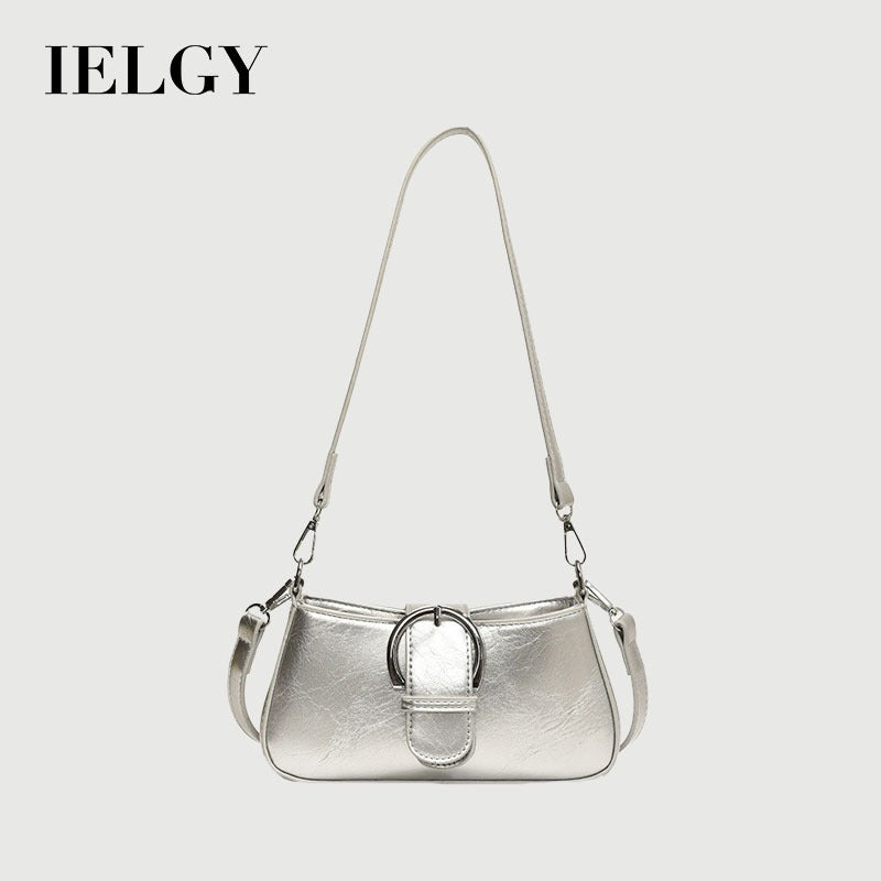 Ielgy Red Underarm Bag Female Large-Capacity Fashion One-Shoulder Cross-Body Small Square Bag