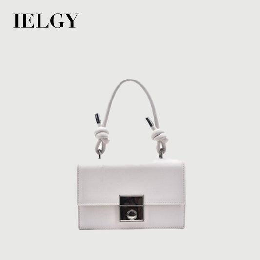 IELGY PU One shoulder Commuting Pink Women's messenger bag Solid color Fashion Square Casual