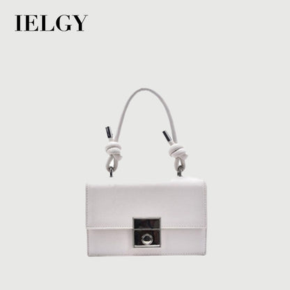 IELGY PU One shoulder Commuting Pink Women's messenger bag Solid color Fashion Square Casual