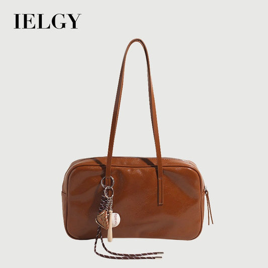 Ielgy Boston Bag All-Match Casual Shoulder Work Commuter Pillow Bag