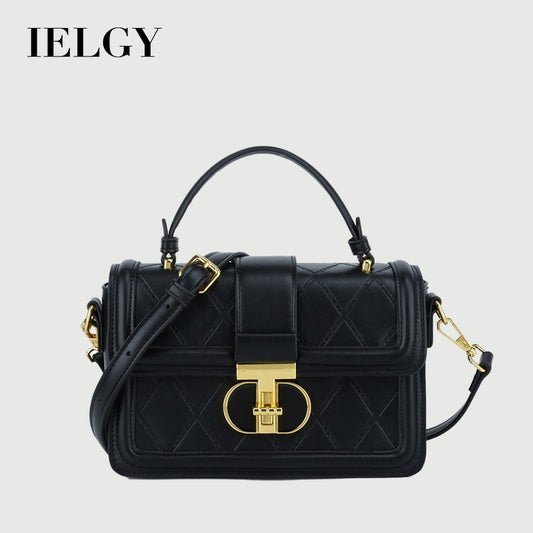 Ielgy High-End Feeling Portable Box Bag Ladies Niche Design Diamond One-Shoulder Diagonal Small Square Bag