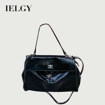 Ielgy Red Bag High-End Feeling Portable Large-Capacity Bridal Wedding Bag Cross-Body Bag