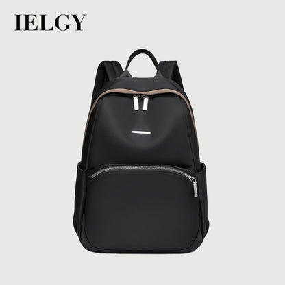 IELGY women's korean style oxford cloth all-match large-capacity travel backpack