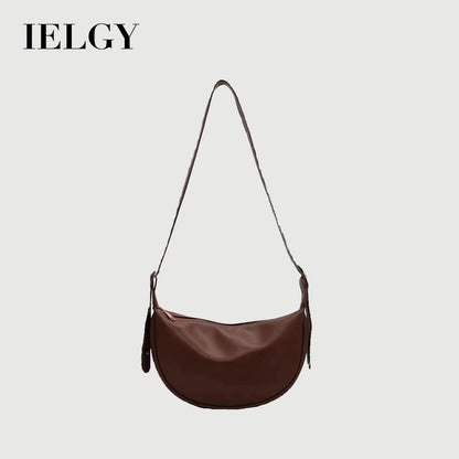 IELGY One-shoulder underarm bag women's high-end Western-style dumpling bag