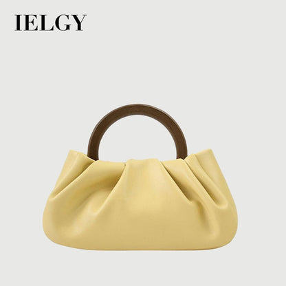 IELGY fashion cloud niche design sense messenger fan handbag