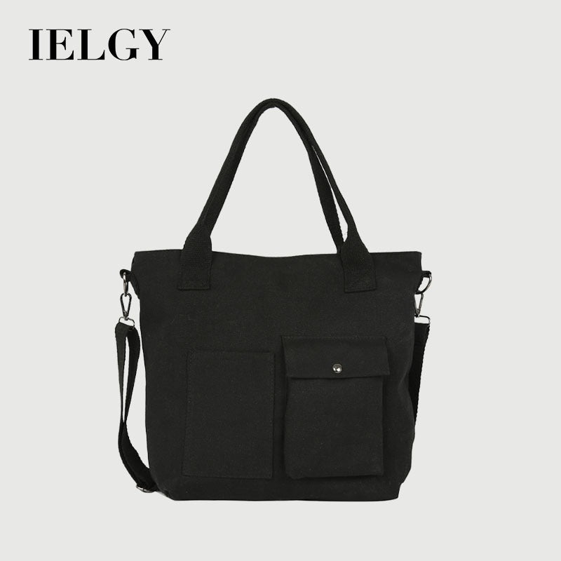 IELGY Ladies casual fashion large capacity canvas shoulder bag
