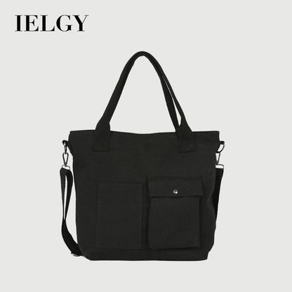 IELGY Ladies casual fashion large capacity canvas shoulder bag
