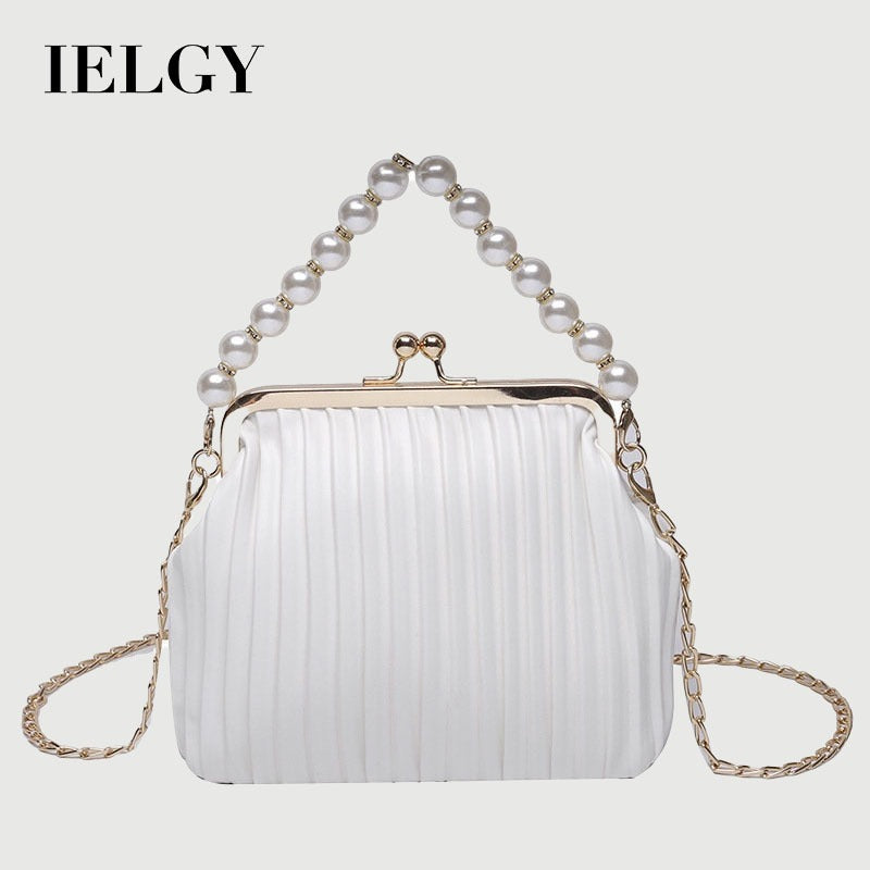 IELGY Ladies Fashion Personality Chain Messenger Bag
